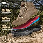 R CORD Hiking Boots Women Waterproof Non-Slip Womens Hiking Shoes Comfortable Outdoor Womens Hiking Boots Walking Boots Hiking Shoes Women