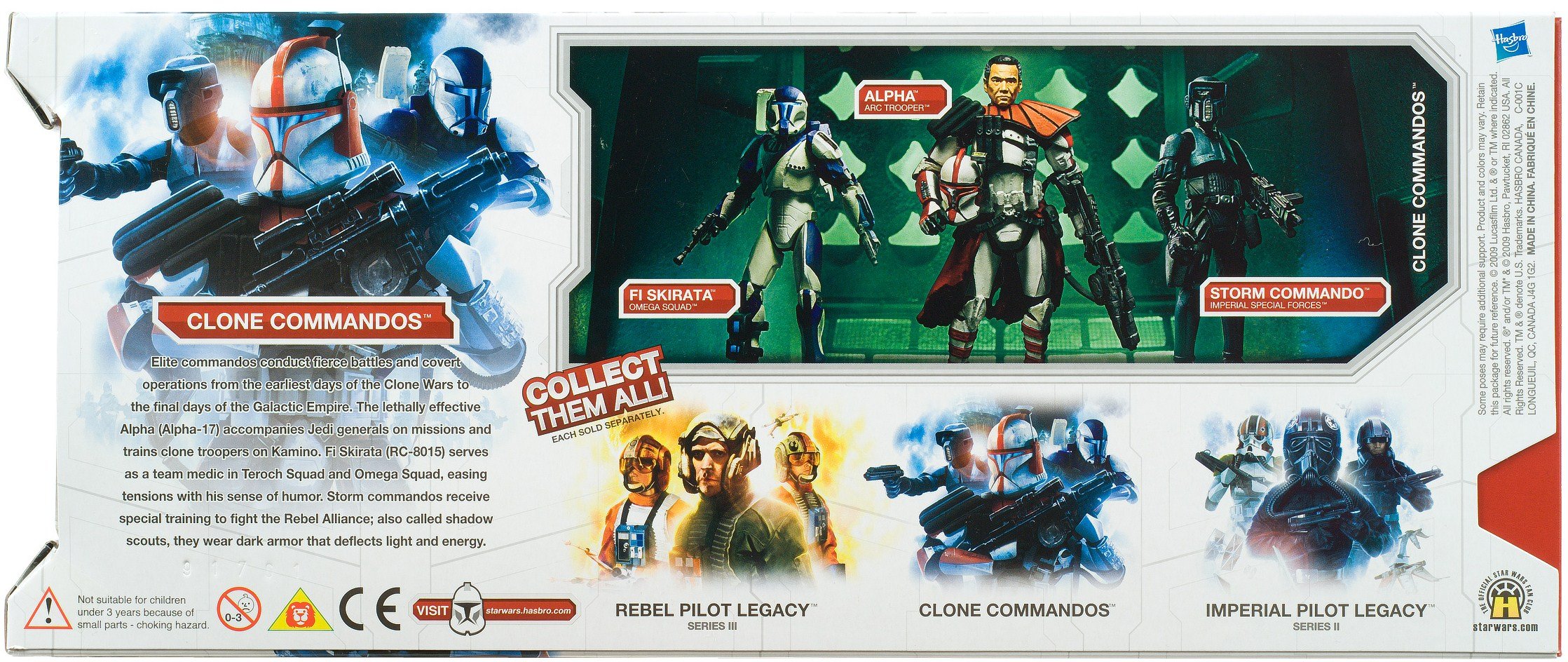 Star Wars Legacy Collection Evolution Clone Commandos 91518