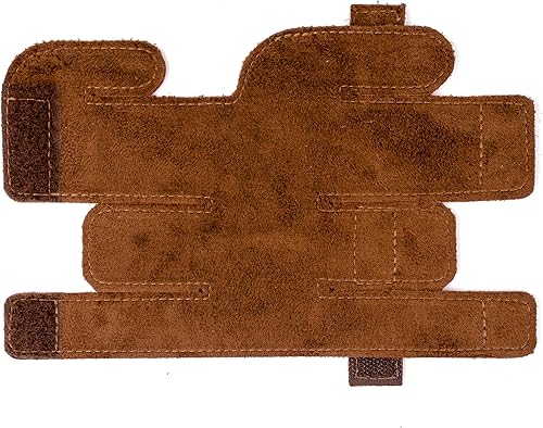 Vista 49 de Protector de válvula de trompeta de cuero genuino de protección y comodidad (guardia, negro)