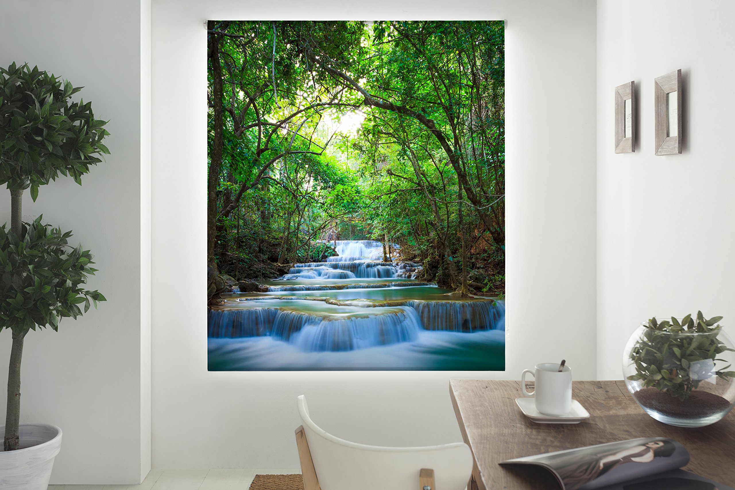 Blindecor Digital Paisajes | Estor Enrollable Translúcido con Estampado Impresión Digital | 130 x 180 cm (ancho por alto) Tamaño de la Tela 127 x 175 cm | Estores para Ventanas