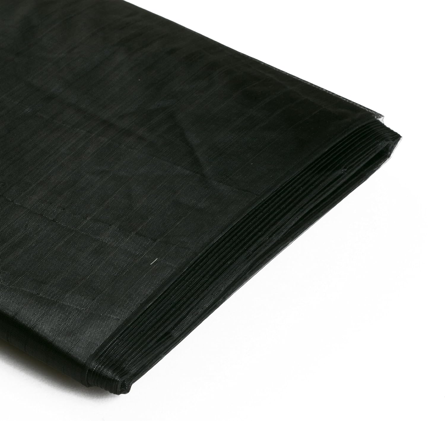 Koyal Wholesale 10-Yard Sheer Organza Fabric Bolt, 58-Inch, Black
