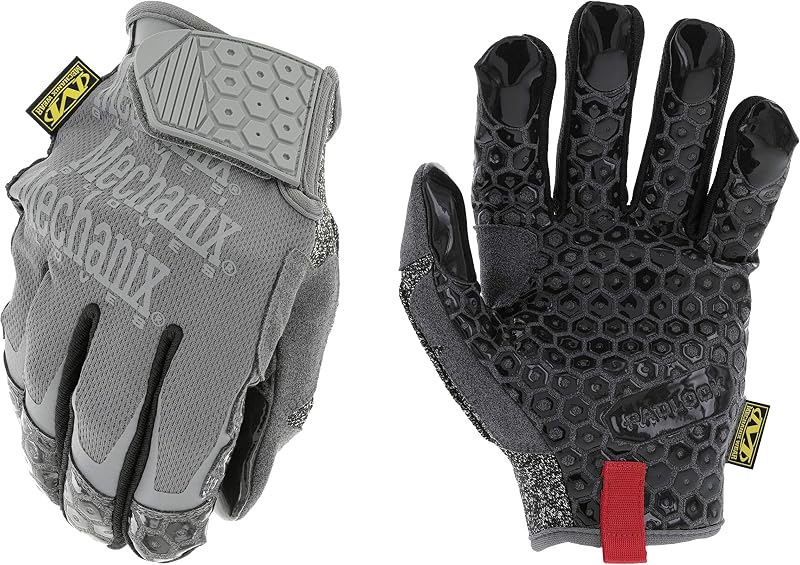 Box Cutter Touchscreen Work Gloves Grey X-Large | Cut-Resistant Construction with Machine Washable & Touchscreen Compatible Design for Construction & Woodworking