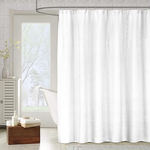 Kensie Metallico, 70 x 72 in, Blanco