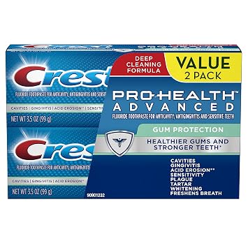 Crest Pro-Health Advanced Gum Protection Toothpaste, 3.5oz, Twin Pack