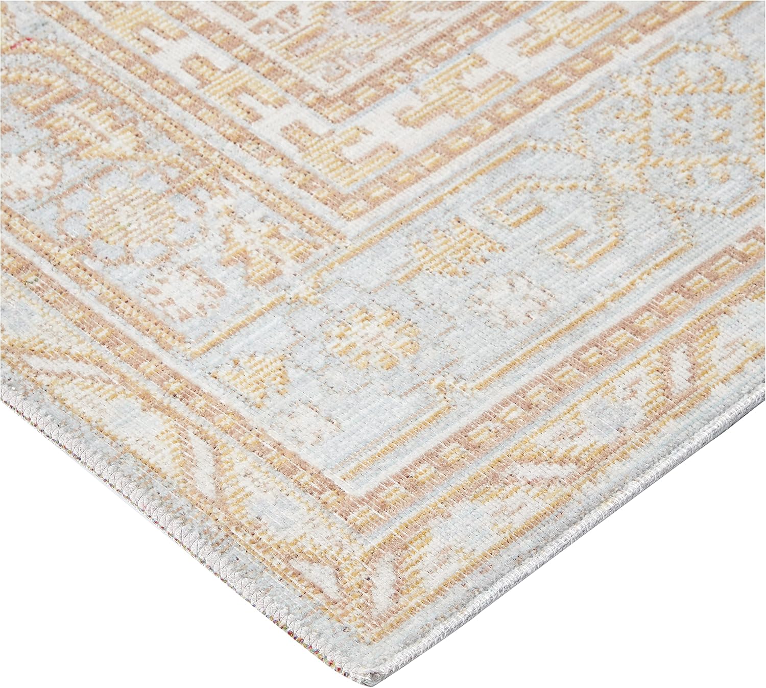 Momeni Rugs ISABEISA-7BLU5373 Isabella Traditional Geometric Flat Weave Area Rug, 5'3" x 7'3", Blue