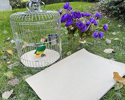 Miniatura 6 de Papel de grava para jaula de pájaros, papel de revestimiento de jaula de pájaros, forro de grava cortable, papel de arena de mar, jaulas de animales