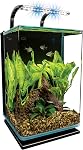 Marineland Contour 3 aquarium Kit 3 Gallons, Rounded Glass Corners, Includes LED Lighting