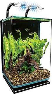 MarineLand Contour Glass Aquarium Kit with Rail Light - coolthings.us