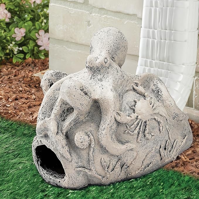 Noegrus Real Octopus Gutter Downspout Extender Statue