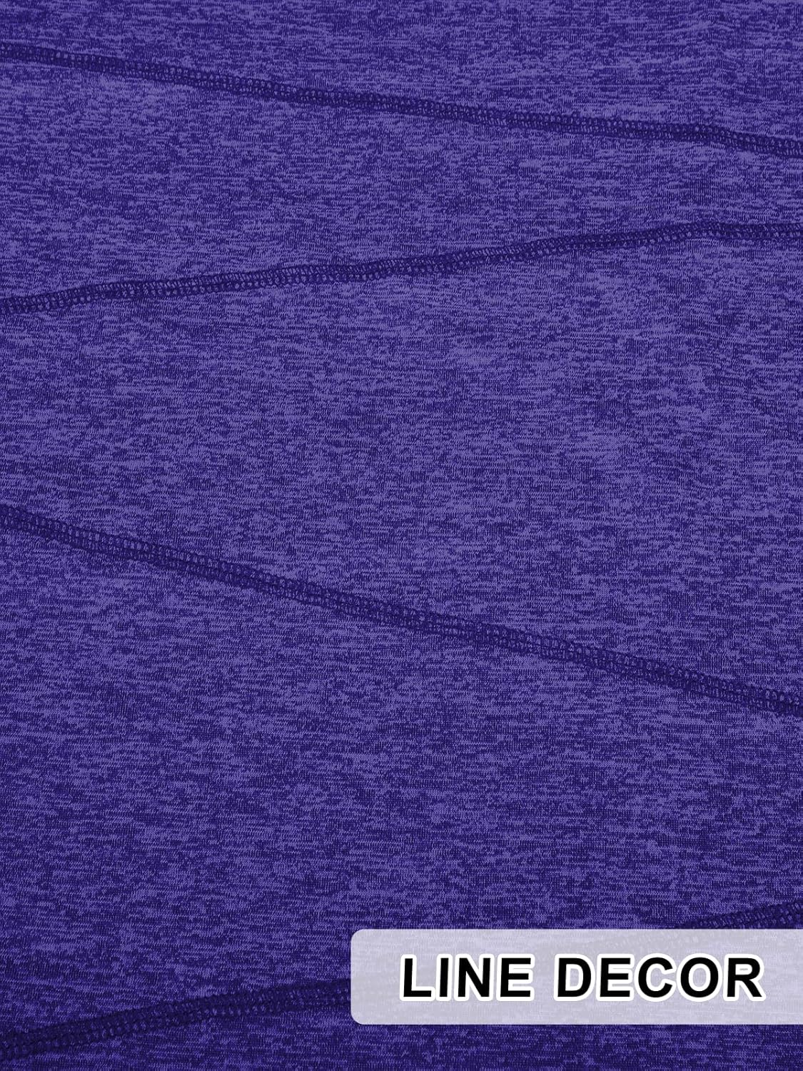 Workout Tops for Women Short Sleeve Shirts for Women Quick Dry Line Decor Yoga Tops - Image 4