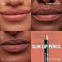 Vista 2 de NYX PROFESSIONAL MAKEUP Lápiz de labios delgado, delineador de labios cremoso de larga duración - Peakaboo Neutral