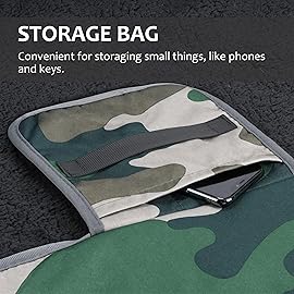 Tirrinia Outdoors Camo Blanket, Sherpa Fleece Warm Camo Gifts for Him/Husband/Dad, Camo Hunting Gifts, for Men, Camping Blanket for Woodland Hunting, Car, Football, Beach, Concerts,Green,51\'\'X 59\'\'