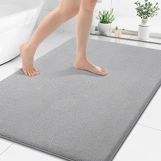 Smiry Memory Foam Bath Mat 44x32, Extra Soft Absorbent Bathroom Rugs