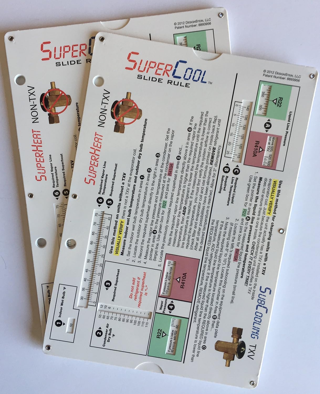 SuperCool Slide Rule A2L 2 Pack