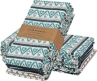 Vista 60 de RUVANTI Juego de 12 servilletas de algodón 100%, 20 x 20 pulgadas, lavables, suaves, absorbentes, servilletas de algodón para fiestas, Navidad