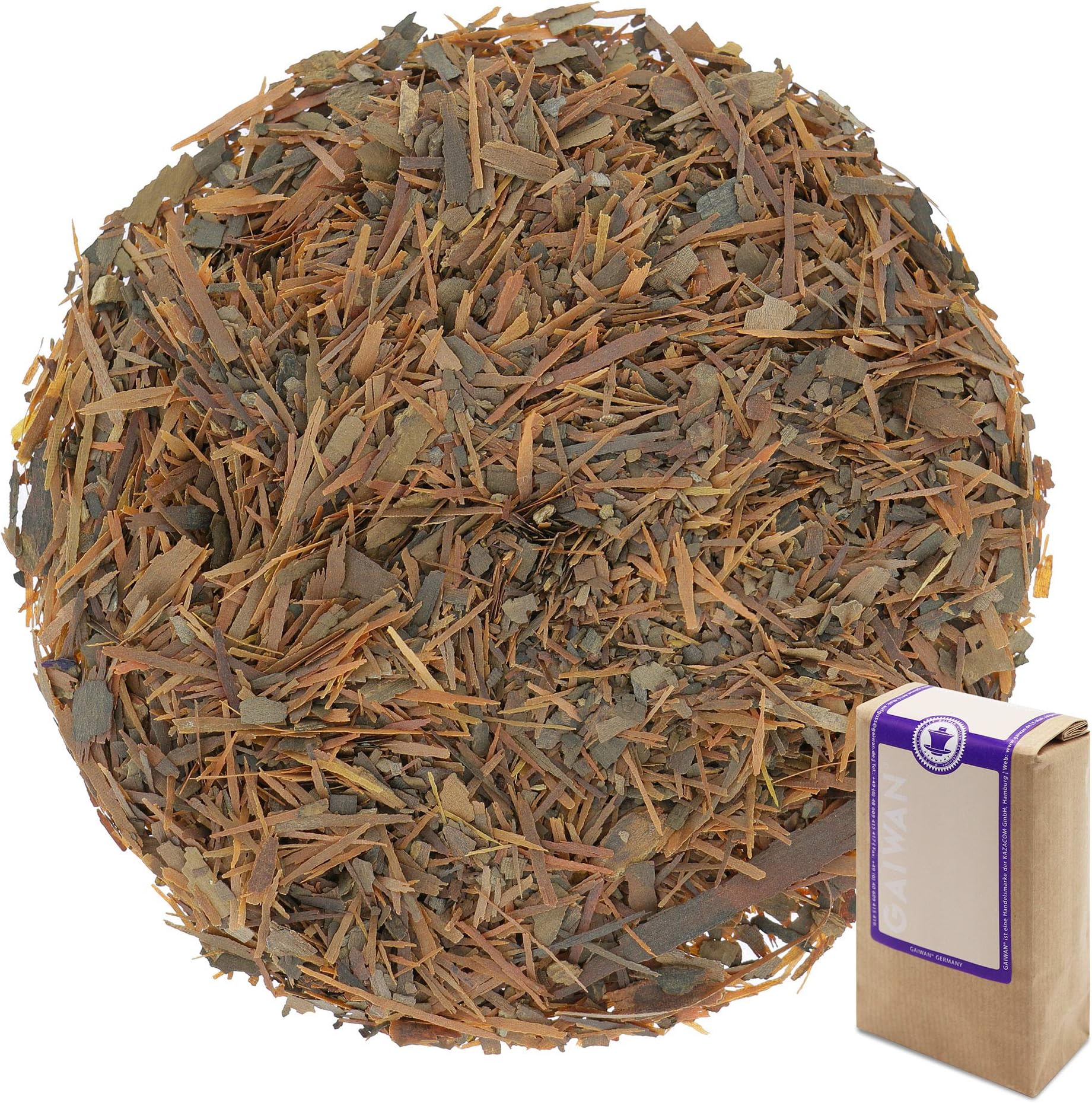 No. 1400: Herbal tea loose leaf "Lapacho Pure" - 500 g (17.6 oz, 1.1 lbs) - GAIWAN® GERMANY - lapacho from Brazil