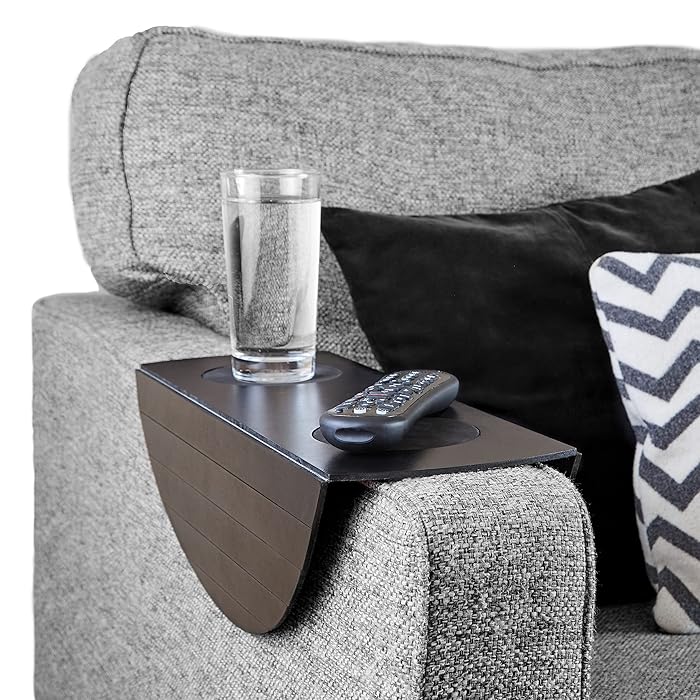 Buy Extra Large Sofa Arm Tray by NordEagle Black Couch Tray with Cup