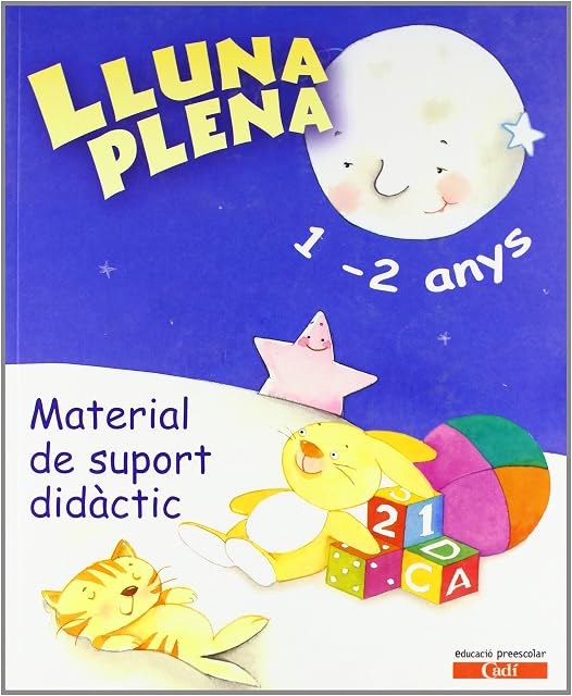 Portada de Lluna Plena 1-2 Anys. Material de Suport Didàctic Educacion Infantil C