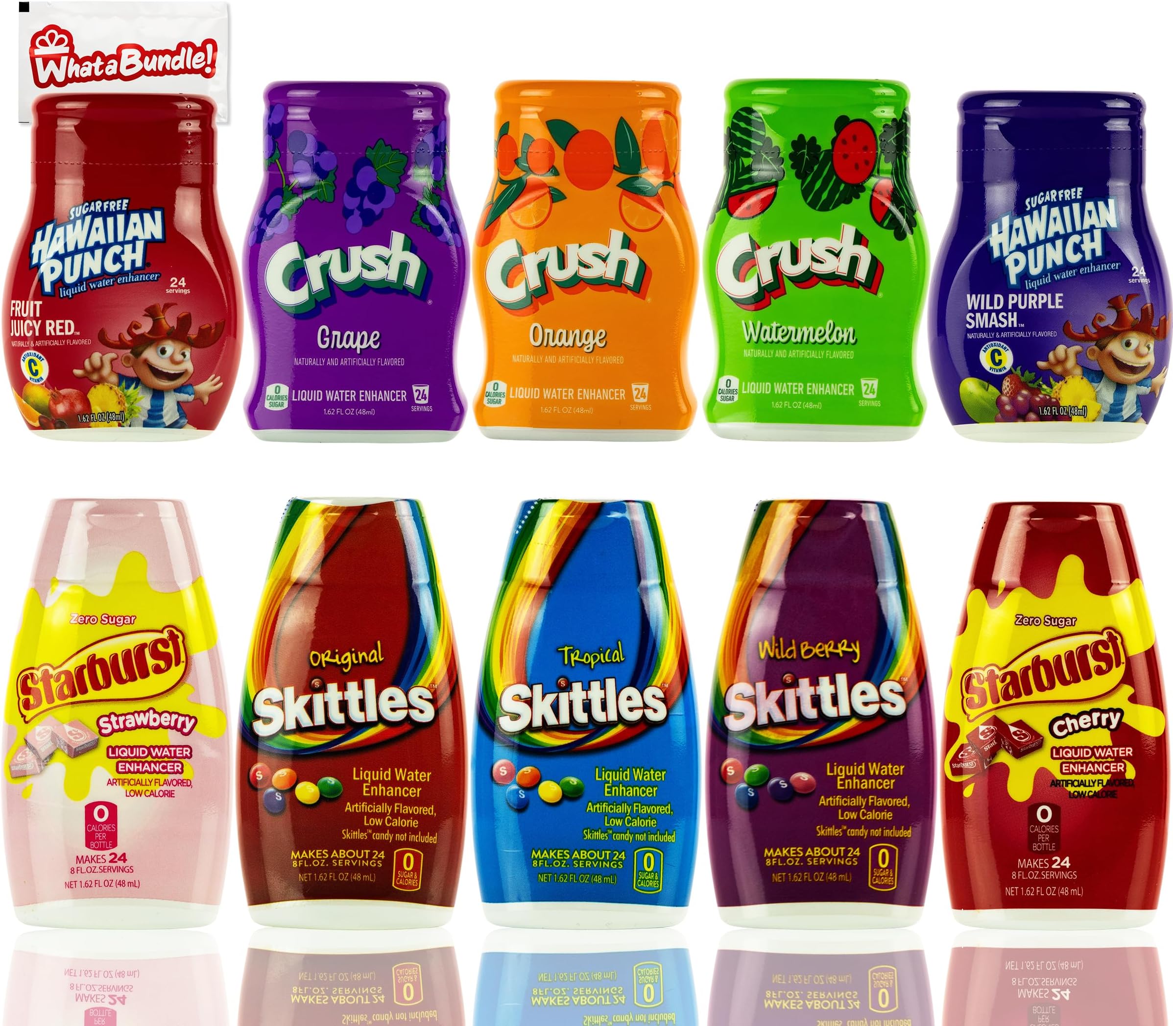 Skittles Liquid Water Enhancers Variety Pack of 31 Bottle of Each of the Skittles