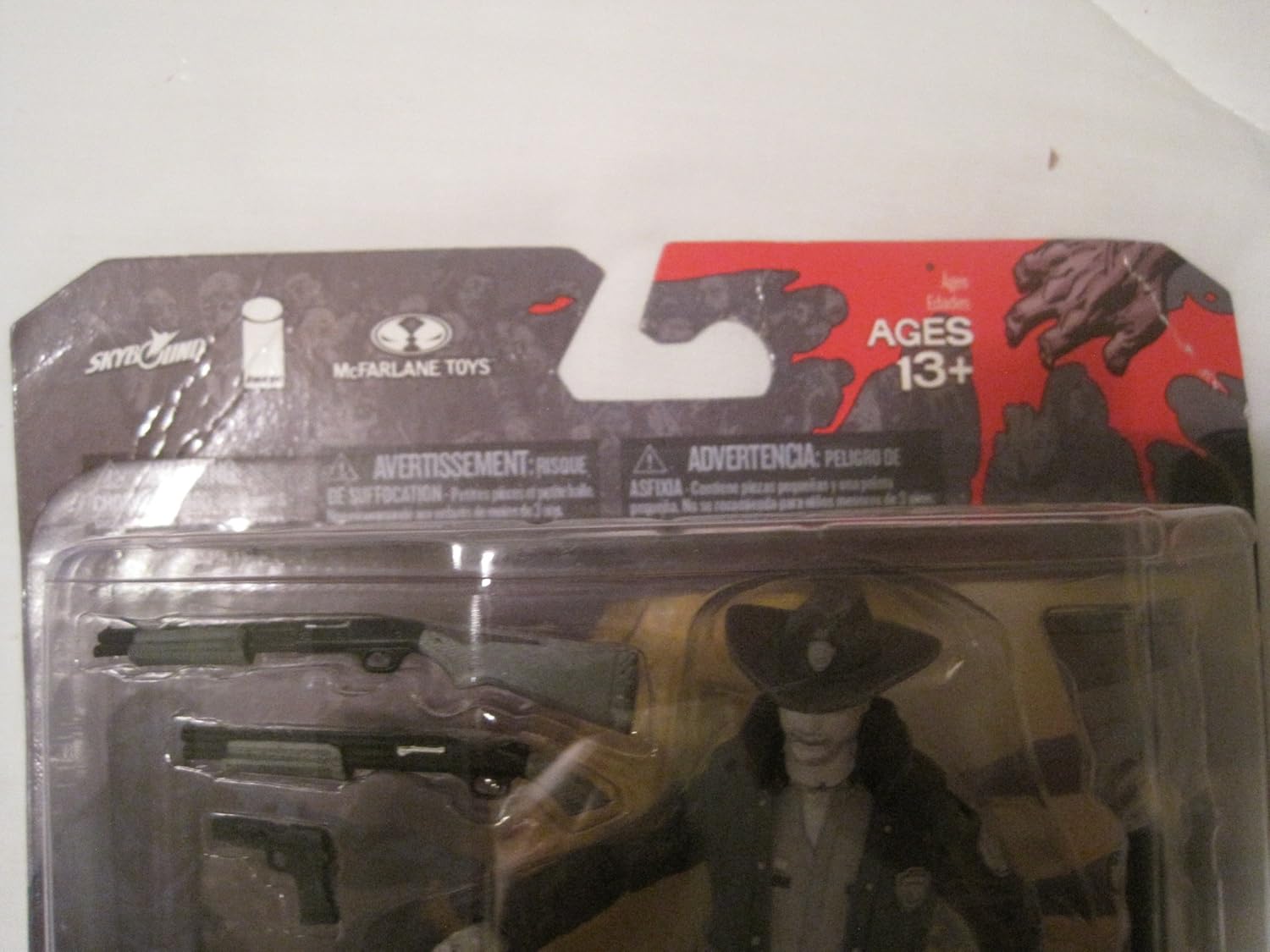 McFarlane Toys The Walking Dead COMIC Series 1 Exclusive Action Figure Officer Rick Grimes Black White Variant by Unknown