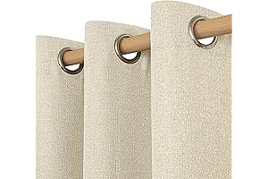 95-Inch Linen Curtains: A Touch of Elegance for Your Living Space