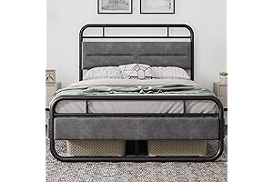 Restful Retreat: Yaheetech Full Bed Frame with Free Delivery