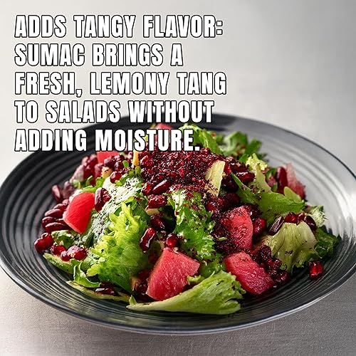 Miniatura 6 de Juego de especias Sumac and Zaatar - Paquete de condimentos de Oriente Medio  Auténtico Zahatar (1.8 onzas) y zumaque premium (4.6 onzas)  Mezcla de