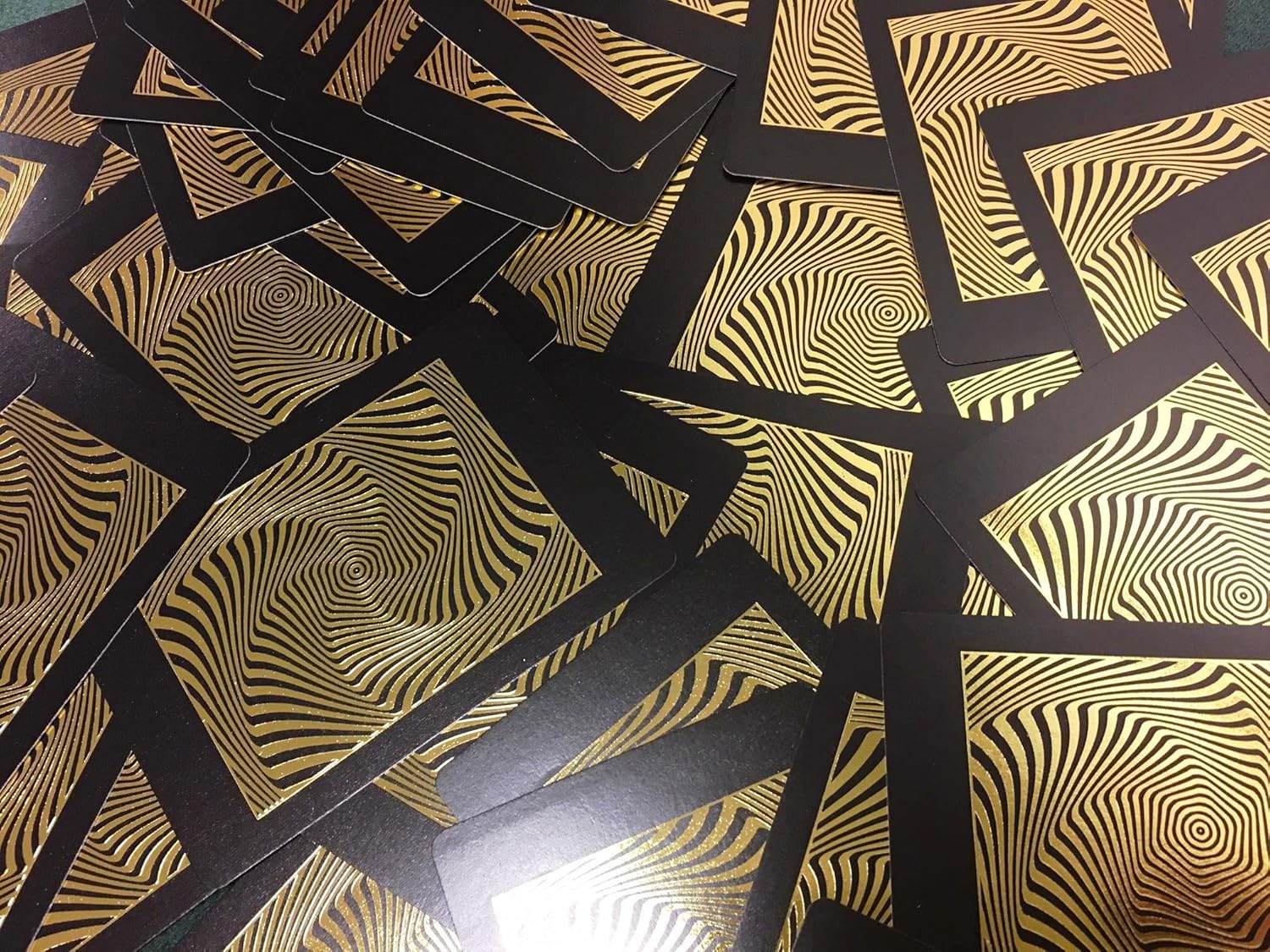 Royal Vortex Gold Foil Playing Cards Poker Size Deck Gemaco Custom Limited