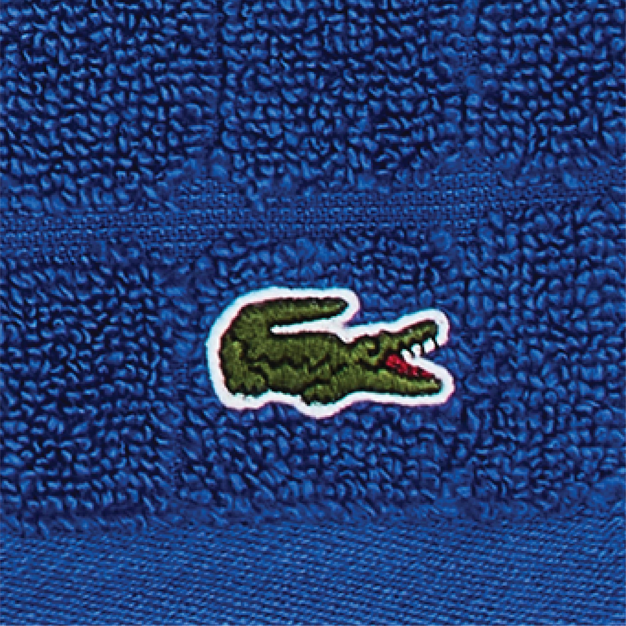 Lacoste Croc Scale 100% Cotton Towels – Highly Absorbent & Quick Drying, Premium Super Soft Bath Towel, Bathroom Essential, Gift for All Occasions, Machine Washable, Surf Blue, 13" x 13" Wash Cloth