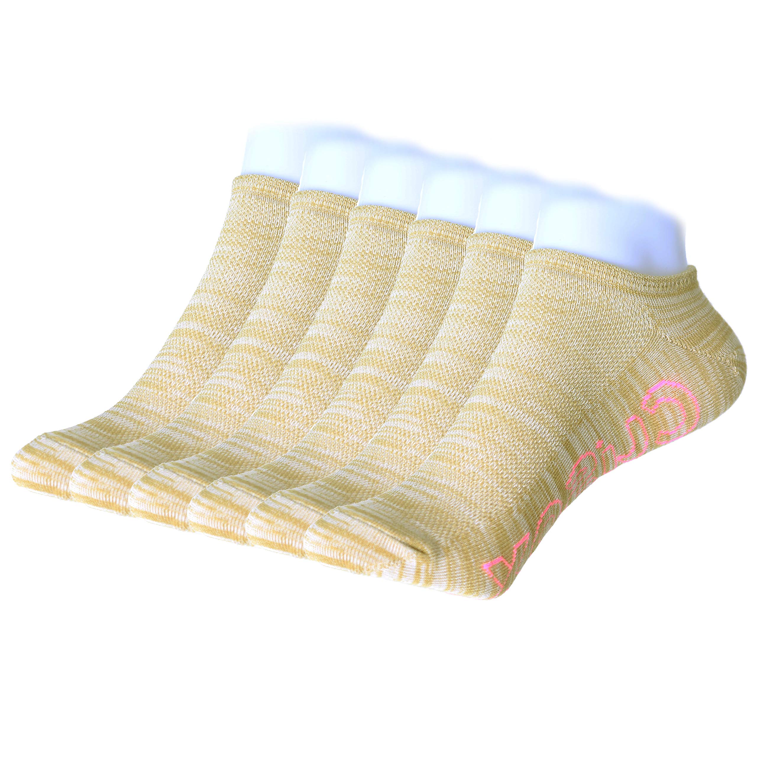 CUSOX Women's 3 pack Comfort Blend No Show Socks