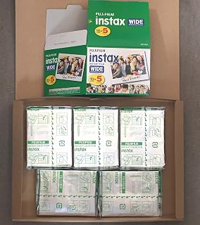 FUJIFILM インスタントカメラ ワイド用フィルム 50枚入 INSTAX WIDE K R 5 （化粧箱無し） [並行輸入品]