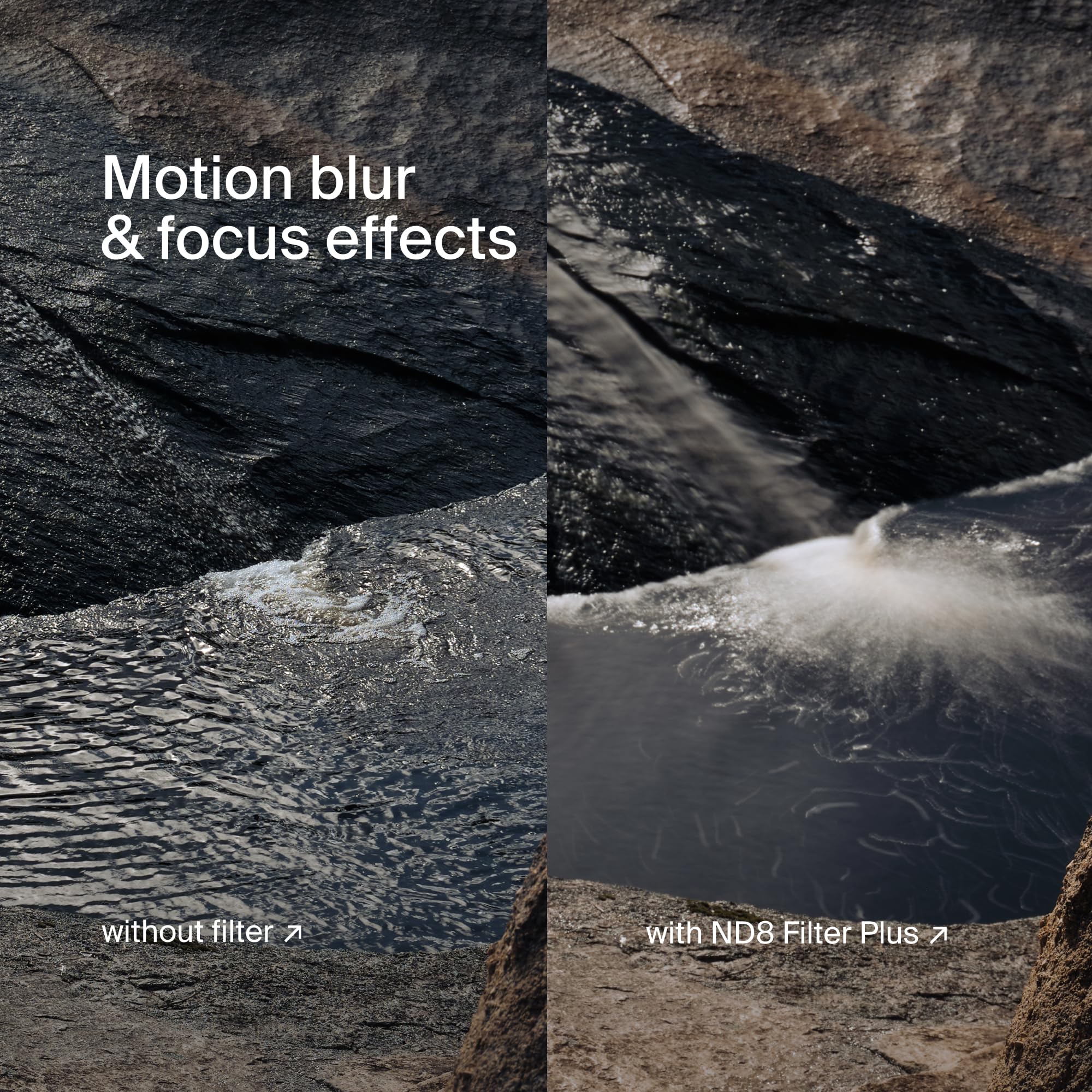 Urth 86 mm Graufilter ND8 (3 Stop) ND Filter (Plus) — Neutraldichte, 20-lagig nanobeschichtet, ultraflache Kamerafilter