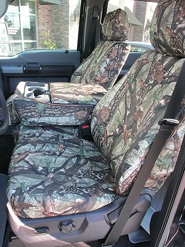 Miniatura 2 de Durafit Seat Covers, F480-camo-2011-2013 Ford F150-F550 XL y Lariat 40/20/40 Asiento dividido con consola central de apertura en DS1 Camo Endura.