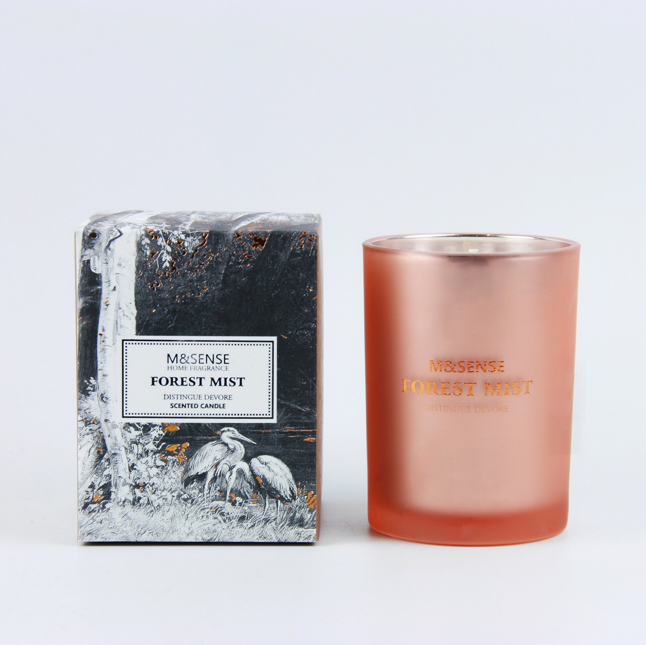 M&SENSE Christmas Vanilla Sandalwood Candle | Soy Candle | 100% Natural Vegan Candle for Stress Relief | Aromatherapy Jar Candle | Gift Candles for Family and Friends | 8.82oz |Vanilla Sandalwood