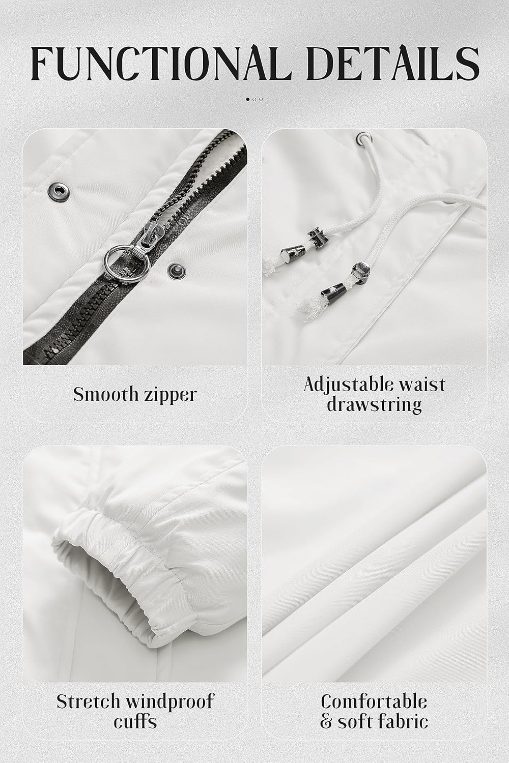 Chrisuno Women's Mid-Length Parka Winter Outerwear Jacket Soft Fleece Warm Snow Coat - Image 7