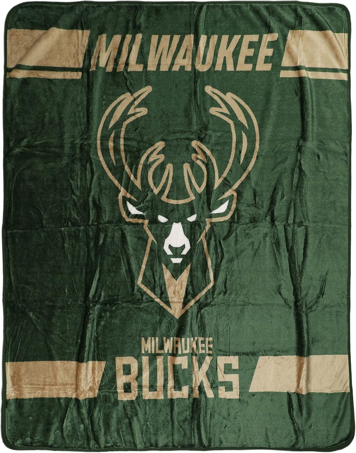 Northwest NBA Legion Raschel Throw, 50" x 60" Milwaukee Bucks - Image 3