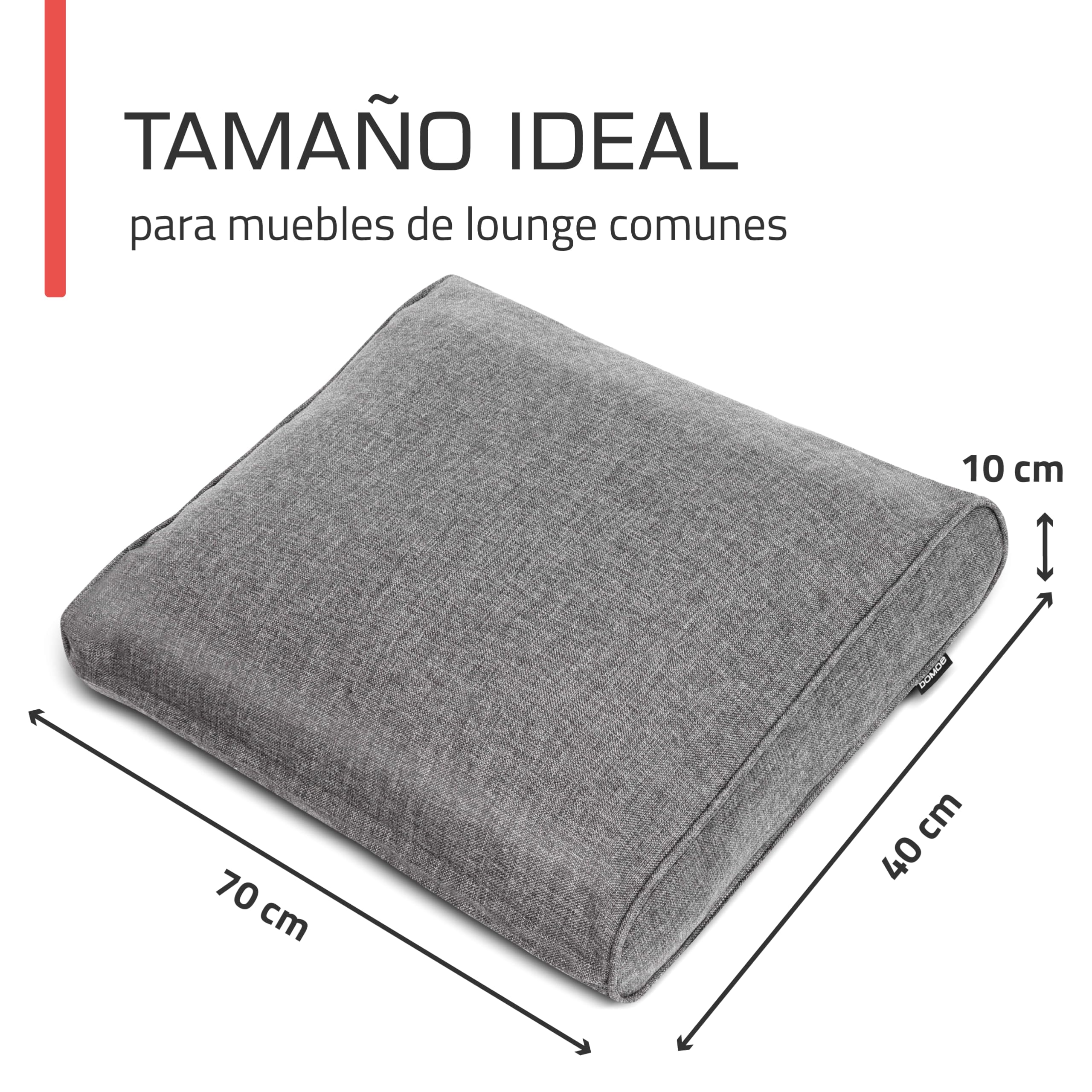 bomoe Lounge Cojines Jardin Exterior Respaldo Acolchado ratán