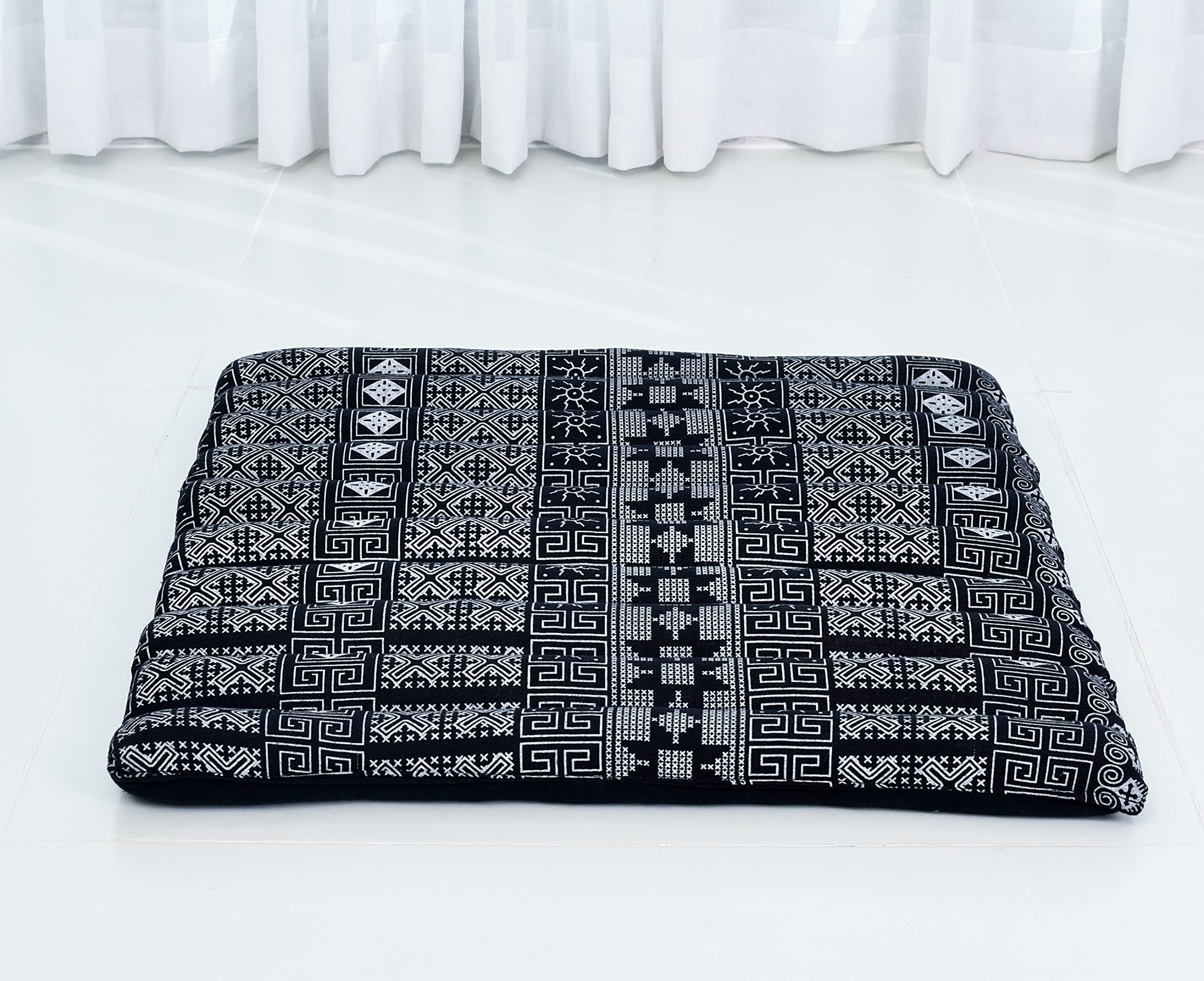 Leewadee Set Méditation Compact Zafu & Zabuton - Petit Coussin Kapok Yoga Zen Zazen