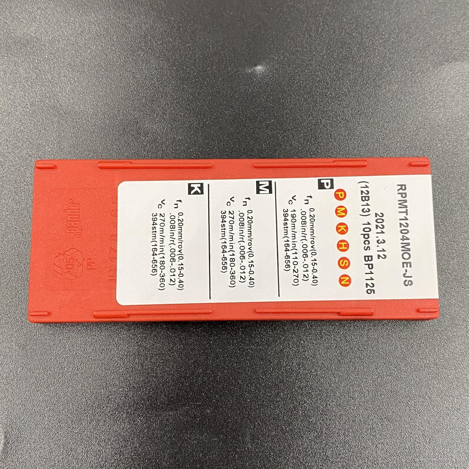 10PCS RPMT1204M0E-JS Turning Inserts R6 Carbide Milling Inserts Round Carbide Insert PVD Coated Indexable Inserts for SRACR/L Turning Holder Processing Stainless Iron Steel (RPMT1204MOE-JS/R6)