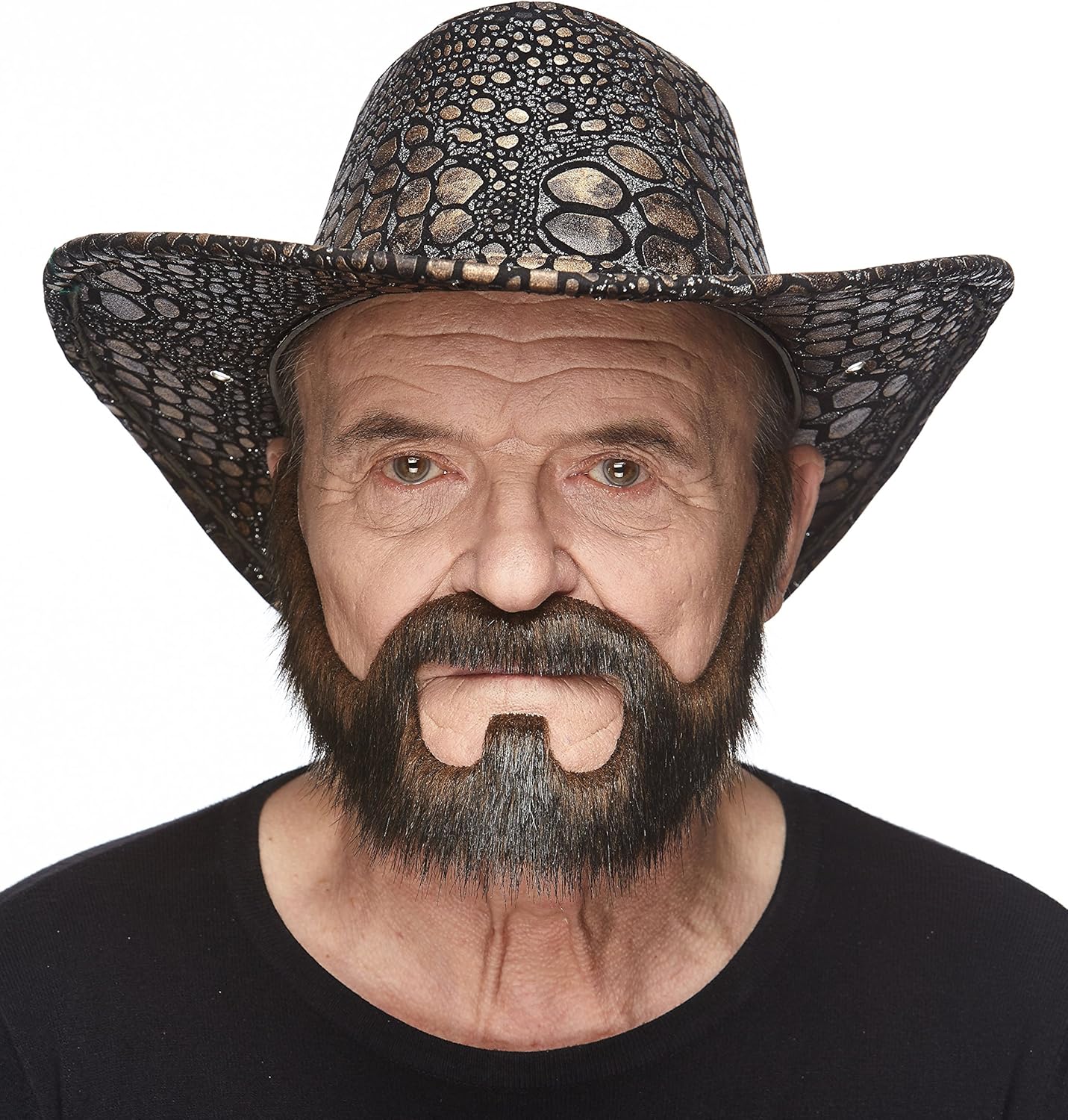 Mustaches Self Adhesive On Bail Fake Beard Stick-On for Adults – Costume Accessory for Men, Easy to Apply & Remove, Novelty Facial Hair for Halloween and Party (White) : Clothing, Shoes & Jewelry