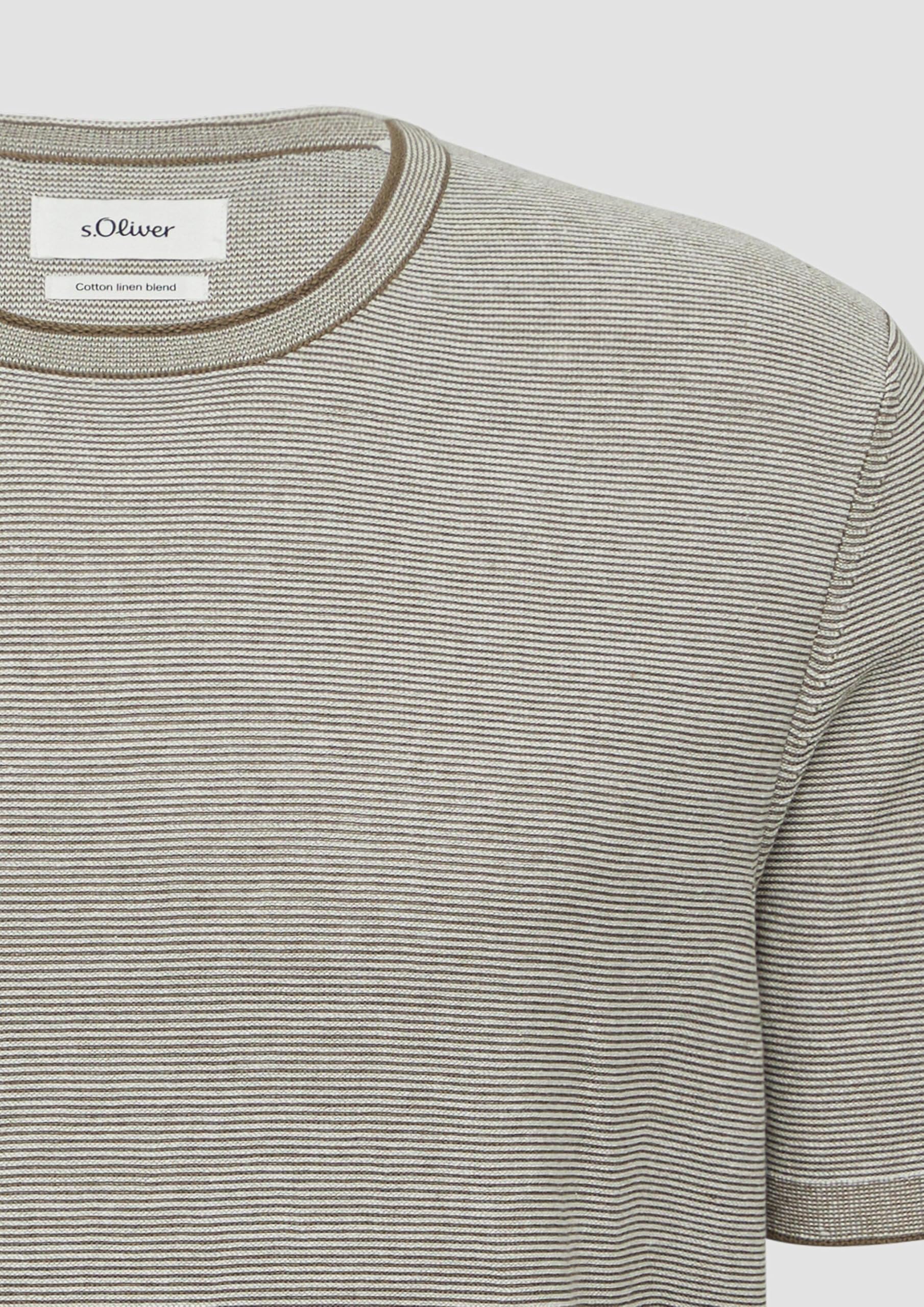 s.Oliver Sweter z krótkim rękawem Mężczyźni 2166646