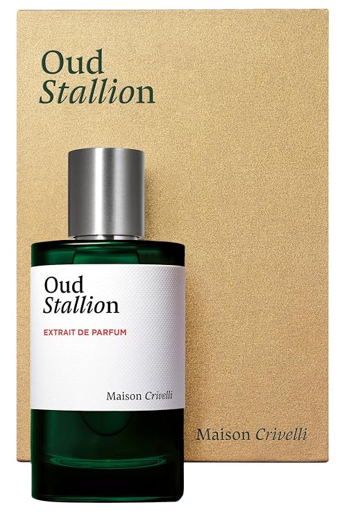 Maison Crivelli Oud Stallion Extrait de Parfum Spray for Unisex, 1.7 Ounce/ 50ml