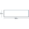 Tenax 1A120386 Deer Fence Premium, 7.5' x 100', Black