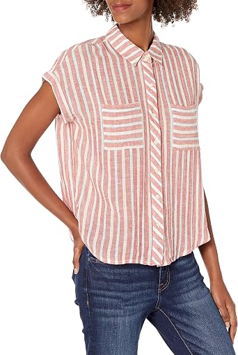 TIE Back Stripe Shirt 