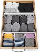 Vista 5 de Dial Industries - Divisores organizadores de ropa ajustables para cajón, juego de 4, 4.5 pulgadas de profundidad