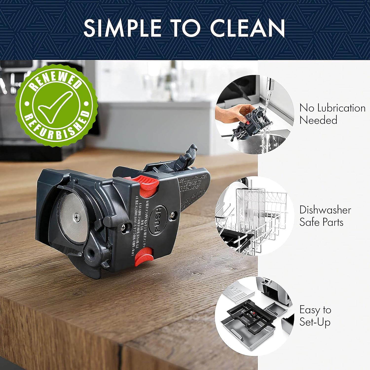 De'Longhi Dinamica with LatteCrema System and LCD Display, Silver (Renewed)