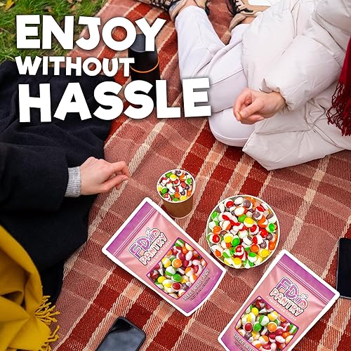 Vista 32 de Fruit Crunch - Caramelos liofilizados originales de 1 libra, surtido de sabores liofilizados de caramelo de fresa, naranja, limón, uva y lima