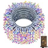KNONEW 403ft 1000 LED String Lights Outdoor Christmas Lights 8 Modes & Timer Fairy Light Plug in Waterproof LED String Lights for Xmas Yard Tree Wedding Party Holiday Decorations (Multicolor)