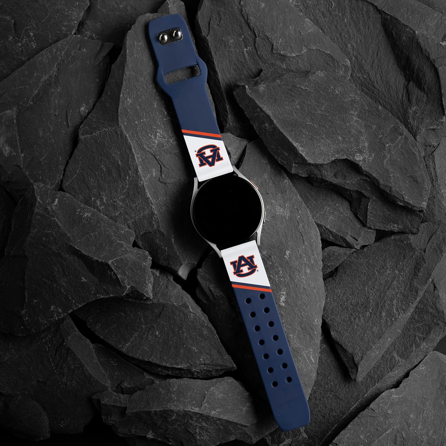 Affinity Bands Auburn Tigers HD Watch Band Compatible with Samsung Galaxy Watch and more