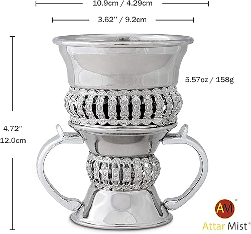 Miniatura 4 de AM Regal Metal Bakhoor - Quemador de incienso e incienso Ateeq Bukhoor (3 x 1.57 onzas)